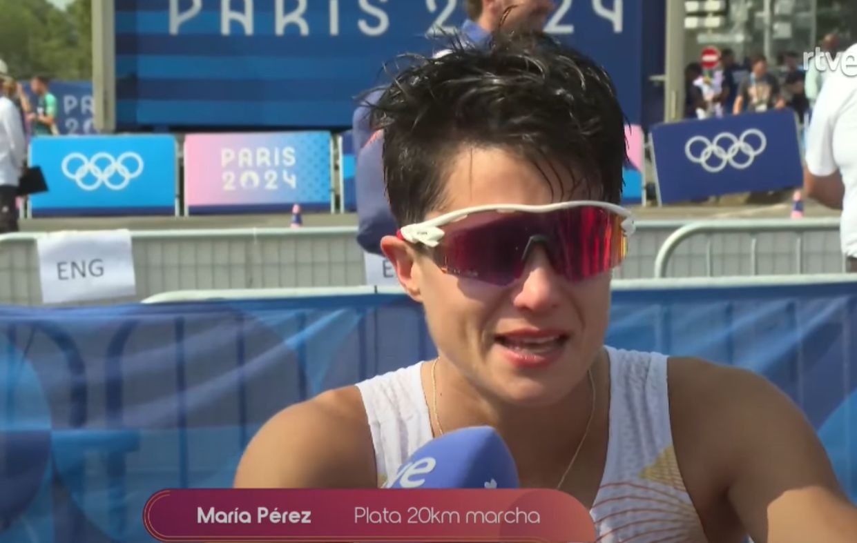 María Pérez se proclama subcampeona olímpica de 20 km marcha