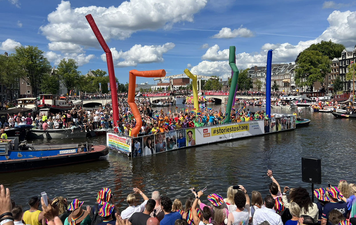 El Ámsterdam Pride bate récords en su regreso tras dos años de parón