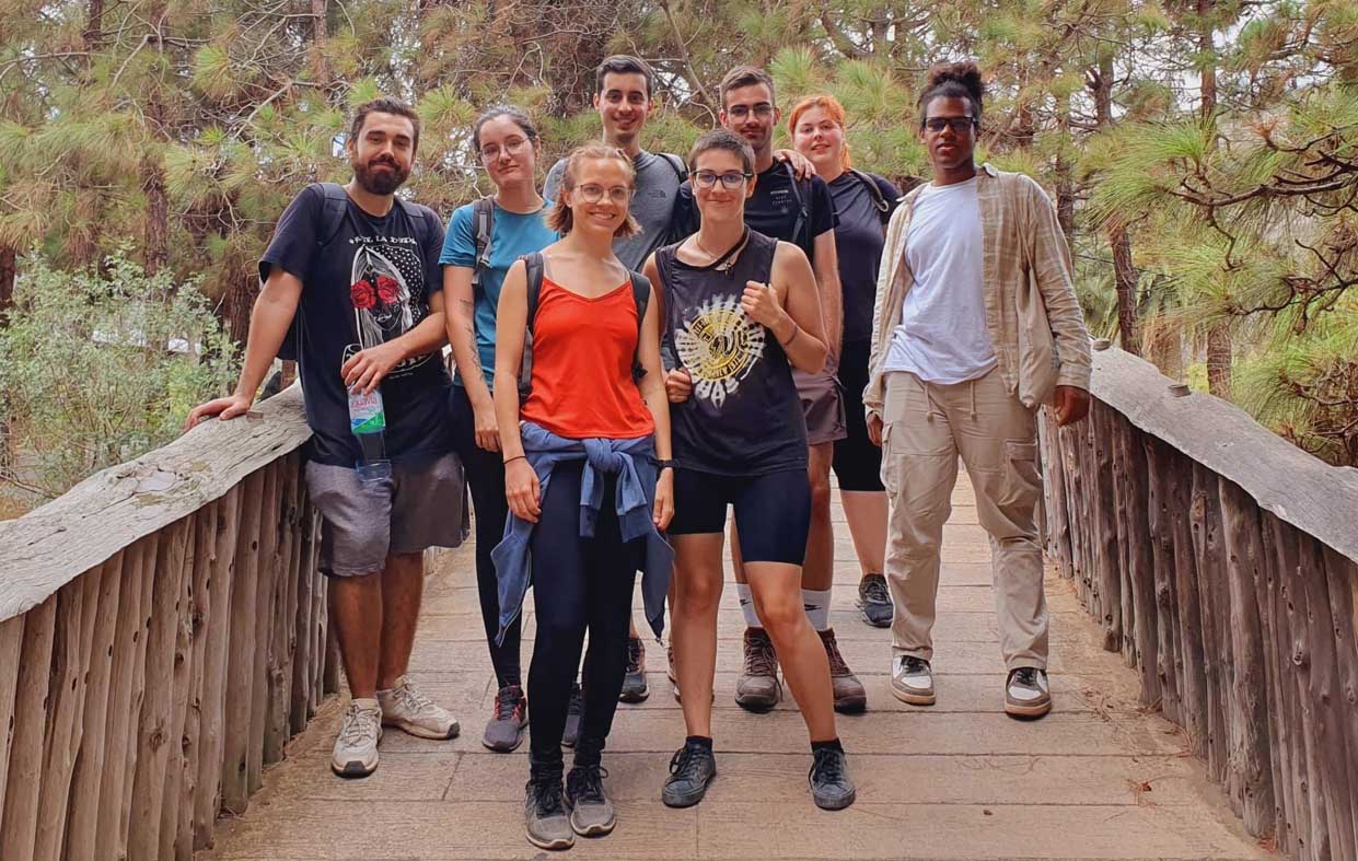 Juvenis disfrutó de una estupenda jornada de senderismo por el Guiniguada