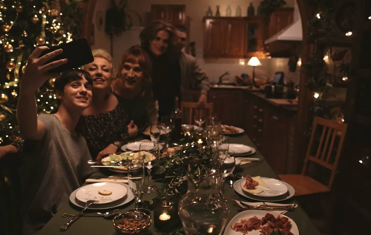 'Con la familia elegida, también es Navidad'