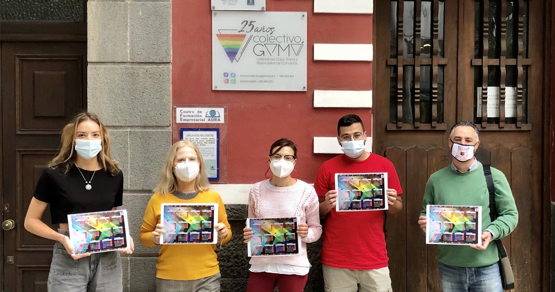 El IES Tafira donará los beneficios de su calendario 2021 contra la homofobia al Colectivo Gamá
